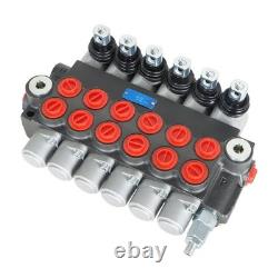 Hydraulic Directional Control Valve Adjustable Relief Valve 6 Spool 11GPM US