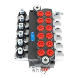 Hydraulic Directional Control Valve Adjustable Relief Valve 6 Spool 11GPM US