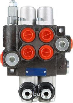 Hydraulic Directional Control Valve Cast Iron 11GPM 3625PSI for Tractors Loaders