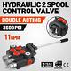 Hydraulic Directional Control Valve For Tractor Loader, 2 Spool, 11 Gpm New