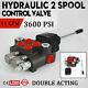 Hydraulic Directional Control Valve Tractor Loader +joystick 2 Spool 11gpm New