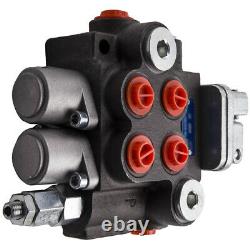 Hydraulic Directional Control Valve Tractor Loader with Joystick 2 Spool 11 GPM