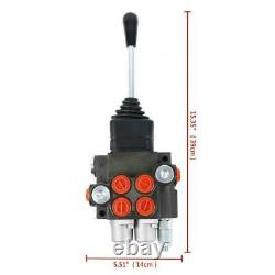 Hydraulic Directional Control Valve Tractor Loader with Joystick Adjustable