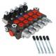 Hydraulic Directional Control Valve With 13 Gpm 5 Spools 4-way Tandem Center
