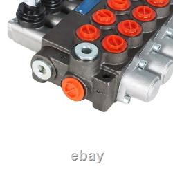 Hydraulic Directional Control Valve With 13 GPM 5 Spools 4-Way Tandem Center