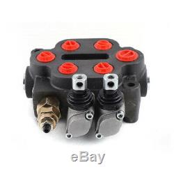 Hydraulic Directional Control Valve for Tractor Loader with Joystick, 2 Spool, 25