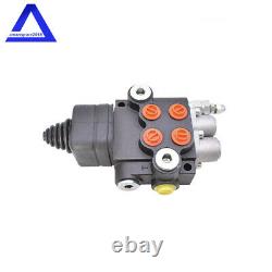 Hydraulic Directional Control Valve for Tractor Loader with Joystick 2Spool 21GPM