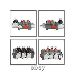 Hydraulic Directional Double Acting Control Monoblock Valve, 3 Spool 13GPM BS