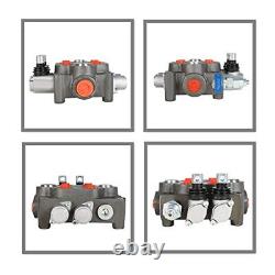 Hydraulic Directional Double Acting Control Monoblock Valve BSPP 2 Spool 25GPM