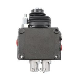 Hydraulic Loader Directional Control Valve LV22RFSTKAB with Joystick Black