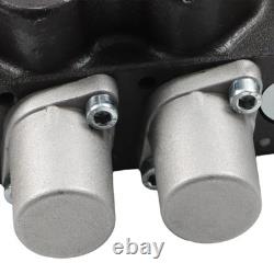 Hydraulic Loader Directional Control Valve LV22RFSTKAB with Joystick Black