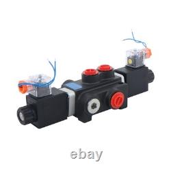 Hydraulic Monoblock Directional Solenoid Control Valve, 1 Spool, 13 GPM, 12V DC