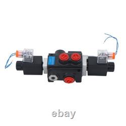 Hydraulic Monoblock Directional Solenoid Control Valve, 1 Spool, 13 GPM, 12V DC