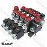 Hydraulic Solenoid Directional Control Valve, Double Acting, 4 Spool, 27 Gpm