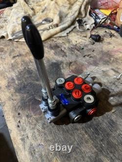 Hydraulic Valve 2 Spool Directional Control, 11GPM Joystick