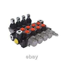 Hydraulic Valve 4 Spool Hydraulic Directional Control Valve Double Acting Con