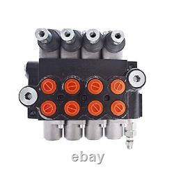 Hydraulic Valve 4 Spool Hydraulic Directional Control Valve Double Acting Con