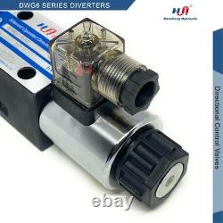 Hydraulic Valve Directional Control Electric Solenoid D03 (NG6) Size-6 3-Posi