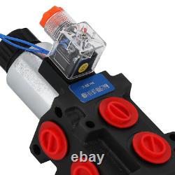 Industrial Hydraulic Directional Valve 12V DC 6 Ports 13GPM 3625PSI DIN Mount