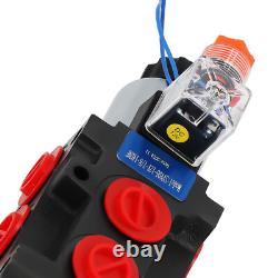 Industrial Hydraulic Directional Valve 12V DC 6 Ports 13GPM 3625PSI DIN Mount