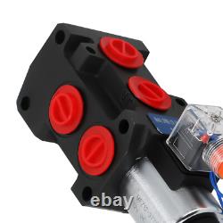 Industrial Hydraulic Directional Valve 12V DC 6 Ports 13GPM 3625PSI DIN Mount