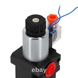 Industrial Hydraulic Directional Valve 12V DC 6 Ports 13GPM 3625PSI DIN Mount