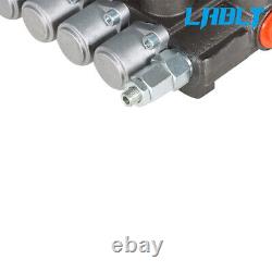 LABLT 13 GPM Hydraulic Directional Control Valve SAE Ports 3600 PSI 5 Spools