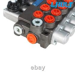 LABLT 13 GPM Hydraulic Directional Control Valve SAE Ports 3600 PSI 5 Spools