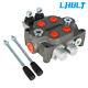 Lablt 2spool 25gpm Hydraulic Directional Control Valve Tractor Bspp + Conversion