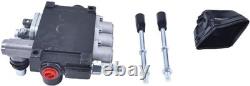 LSSOCH 3 Spool Hydraulic Directional Control Valve With Joystick 11gpm 40L 3x
