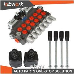 Labwork Hydraulic Directional Control Valve 6 Spool 11 GPM +Conversion Plug
