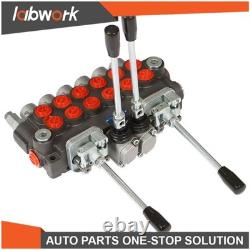 Labwork Hydraulic Directional Control Valve 6 Spool 11 GPM +Conversion Plug