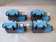 Lot Of 4 Used Vickers Dg4v-3s-obl-m-fw-b5-60 Hydraulic Directional Pilot Valves