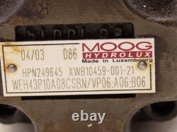 MOOG WEH43P10A08CSBN/VP06 Hydraulic Directional Solenoid Valve 5075 PSI 24 VDC