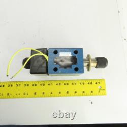 Mannesmann Rexroth 4WE10E33/CW110N9K4 4/3 Way Hydraulic Directional Valve 120V
