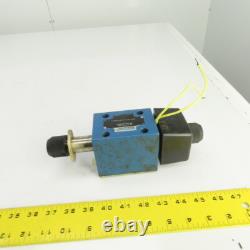Mannesmann Rexroth 4WE10E33/CW110N9K4 4/3 Way Hydraulic Directional Valve 120V