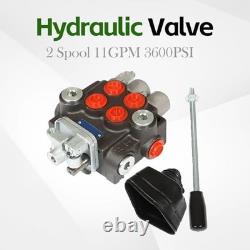 Marddpair 2-Spool Hydraulic Directional Control Valve 11 GPM 3600 PSI