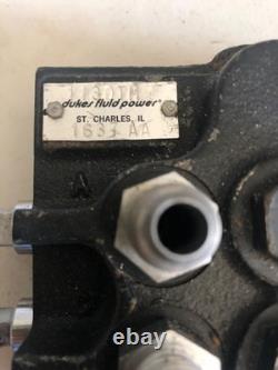Mechanical hydraulic valve Dukes Fluid Power 1130 TM 1637 AA directional control