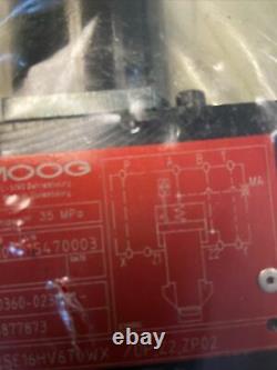 Moog HPN6877873 Hydraulic Directional Valve XSB10360-023M21 Refurbished