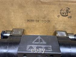 NEW HYVAIR HYDRAULIC DIRECTIONAL CONTROL SOLENOID VALVE D03SD-2F-24D-35 FastShip