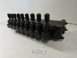 NEW Parker 9 Section Directional Hydraulic Control Valve 9 Spool