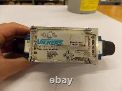 NOS Vickers DG4V30NMWB40 Hydraulic Directional Control Valve 120vac Coils J6