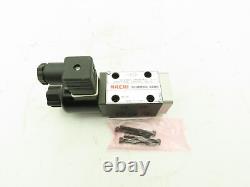 Nachi SA-G01-A3Z-D1-E20 Hydraulic Directional Control Solenoid Valve 12VDC D03