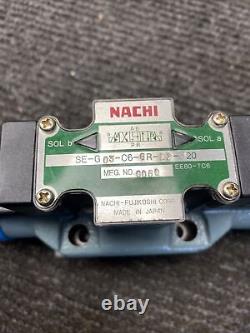 Nachi SE-G03-C6-GR-D2-J20 Hydraulic Directional Control Valve 24v-dc