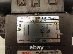 Nachi SLD-G01-E3X-C1-G30 Hydraulic Directional Dbl Solenoid Modular Valve Stack