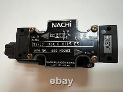 Nachi SS-G01-A3X-R-C115-E31 Hydraulic Directional Control Valve