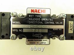 Nachi SS-G01-A3Z-R-C230-E20 Hydraulic Directional Control Solenoid Valve 220V