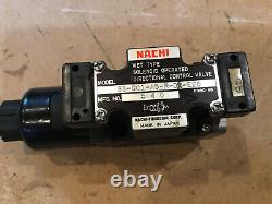 Nachi SS-G01-A5-R-D2-E20 Hydraulic Directional Control Solenoid Valve 24VDC D03