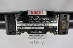 Nachi SS-G01-C9-R-D2-E30 Hydraulic Directional Control Valve 24v-dc