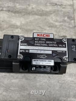 Nachi SS-G03-A5-R-C115-E20 Hydraulic Solenoid Directional Valve, 115VAC, New